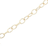 Collier doré croix baroque avec onyx noire 60 cm