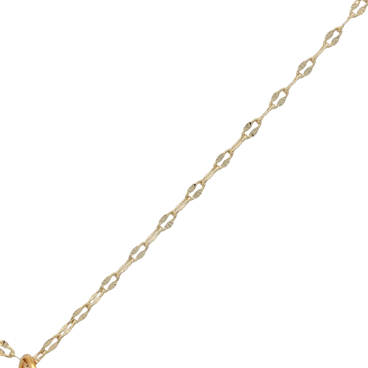 Collier doré bouddha avec onyx verte 42 cm