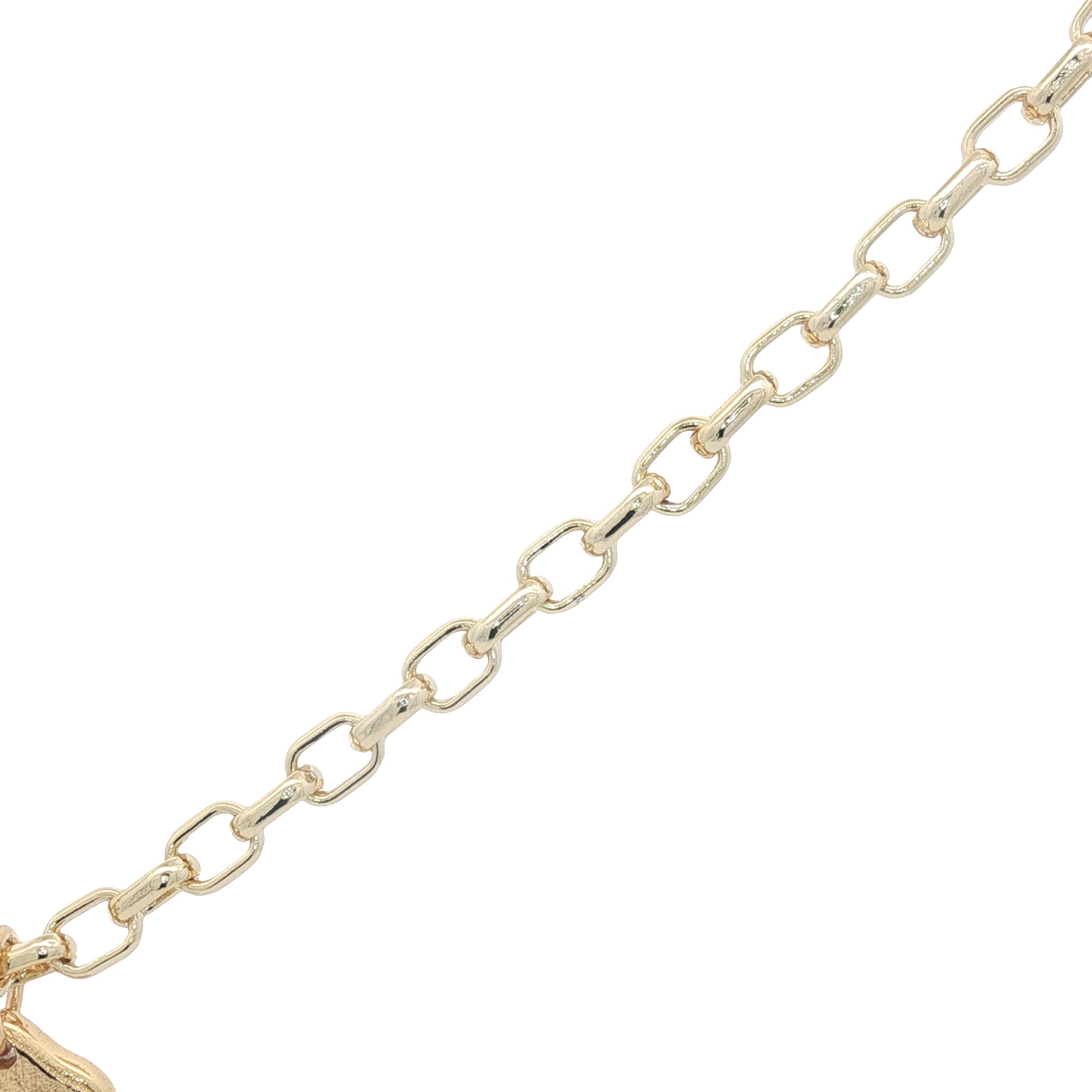 Collier doré main de Fatma avec oeil et zircon 50 cm