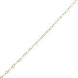 Gold necklace with cabochon stone and zircons
