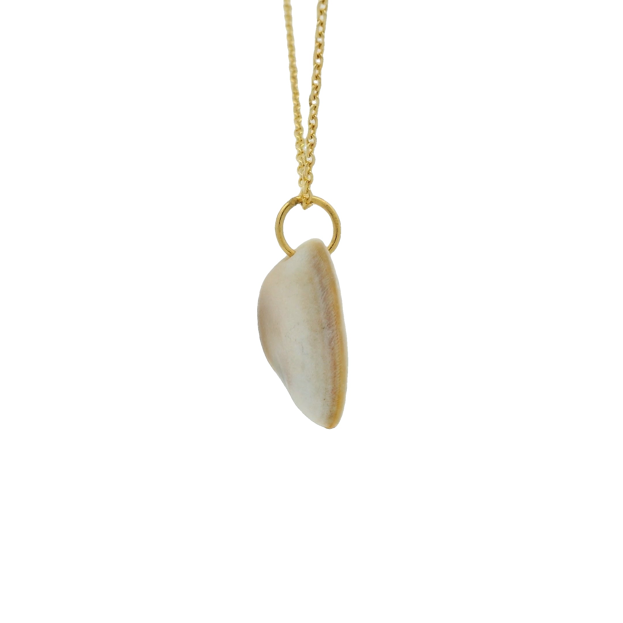 Collier doré oeil de Sainte Lucie 42 cm