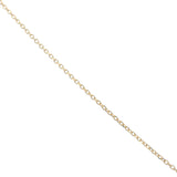 Collier doré petit oeil de Sainte Lucie avec fil doré 42 cm