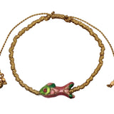Fish cord bracelet