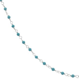 Santa Maria Necklace in 925 Silver and Turquoise