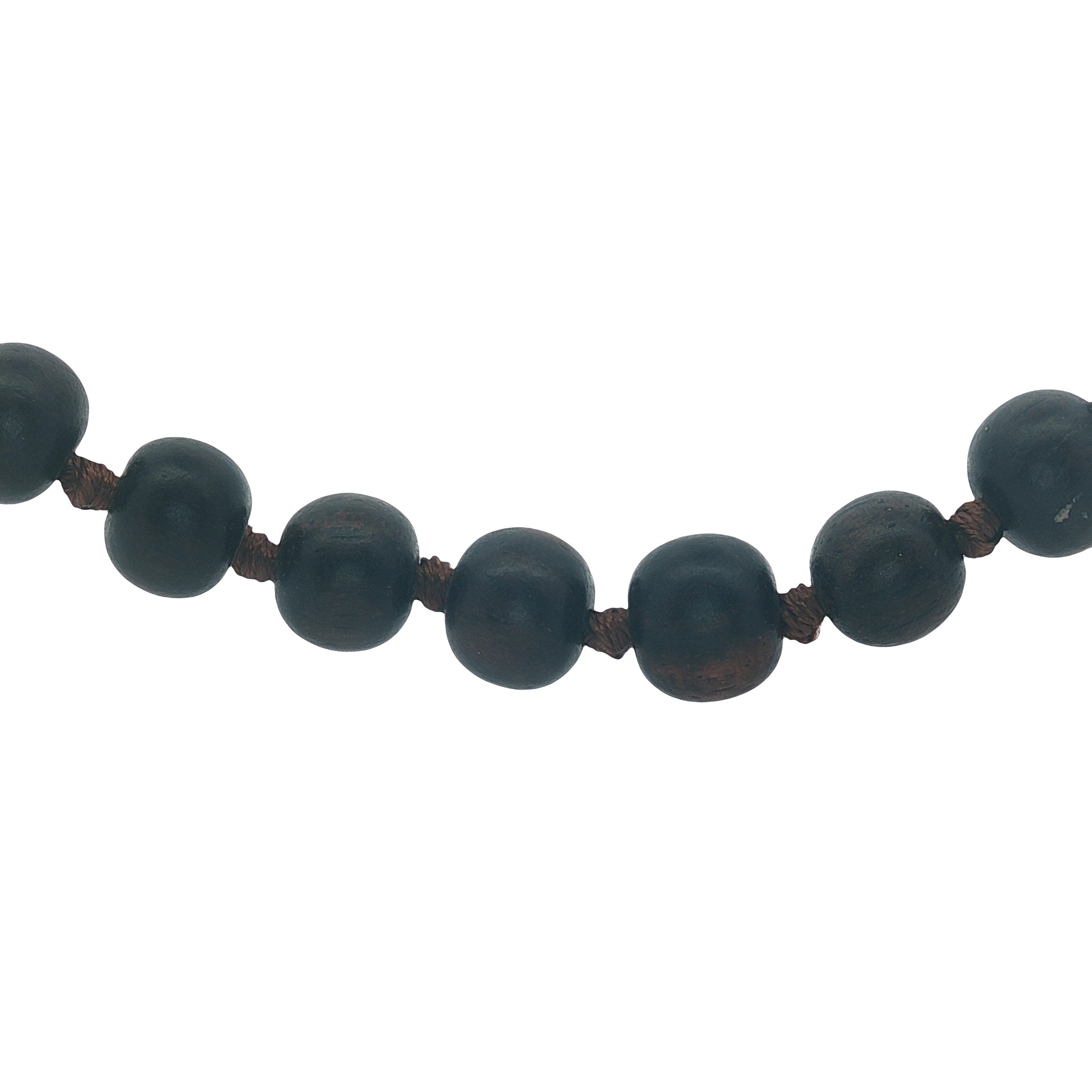 Wooden bead necklace