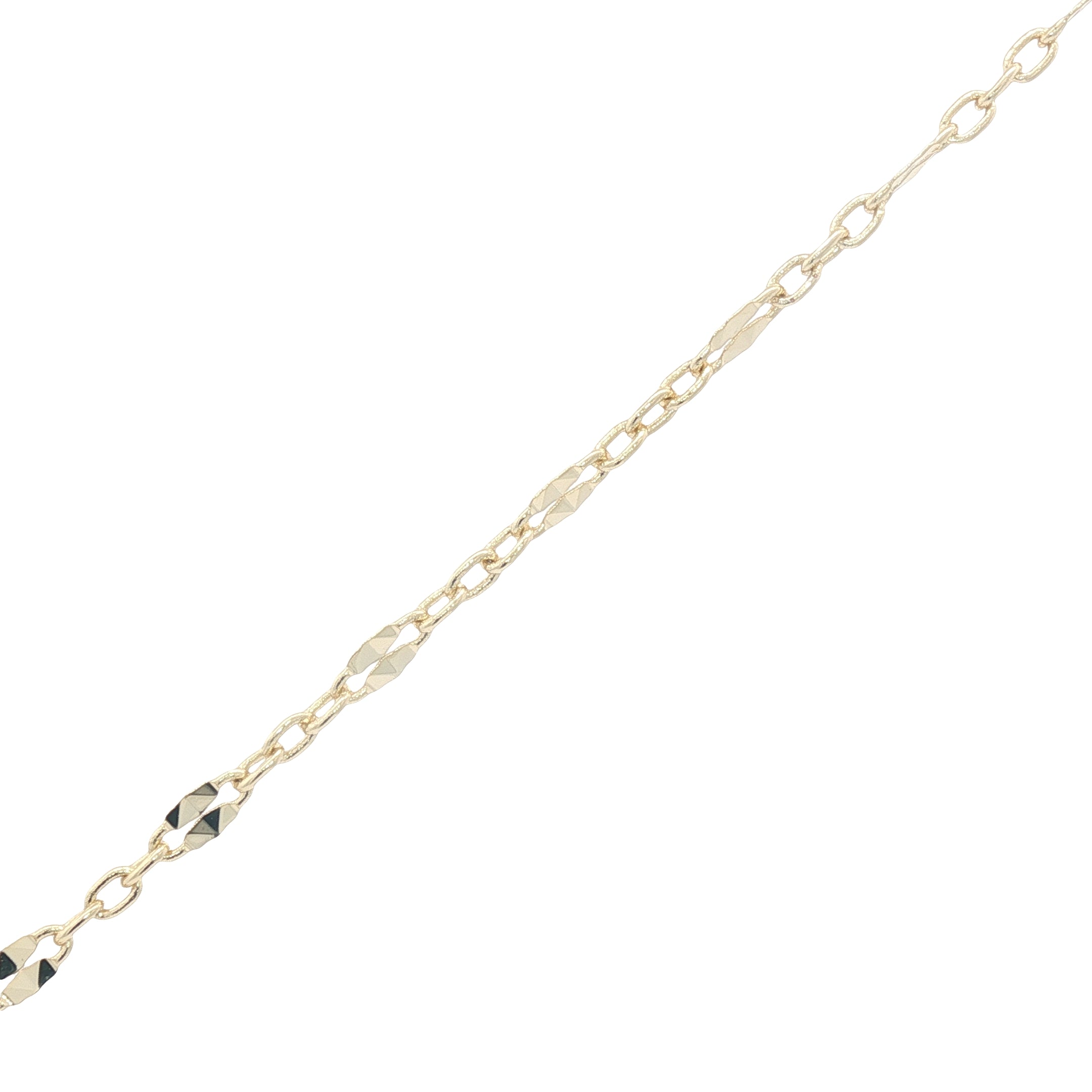 Collier doré croix avec prehnite 60 cm