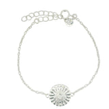 925 silver bracelet with star medal