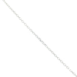 925 silver necklace with eye stone and zircons