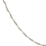 Collier doré avec duo labradorite 50 cm