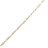 Collier doré Oeil ajouré pierre de lune et zircons 42 cm