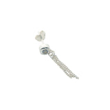 925 silver zircon earrings and 3 chains