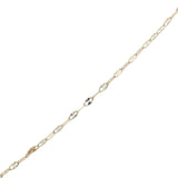 Collier doré médaille avec oeil gravé 38 cm