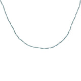 Collier doré cordon turquoise avec apatite