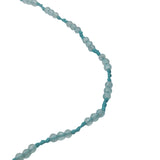 Collier doré cordon turquoise avec apatite