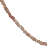 Collier doré en opale rose 40 cm