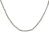 Collier doré perles de culture et iolite 42 cm