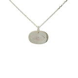 925 silver necklace with "miracle" eye pendant