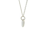925 silver necklace with "miracle" eye pendant