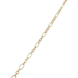 Collier doré ovale martelé onyx verte 60 cm