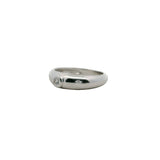 Bague solitaire argent 925 avec zircon