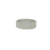 Bague argent 925 striée