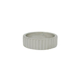 Bague argent 925 striée