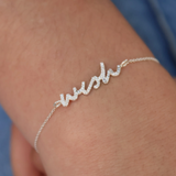 Bracelet argent 925 wish en zircons
