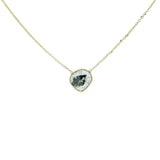Collier slice organic diamond