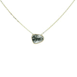 Collier slice organic diamond