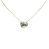 Collier slice organic diamond