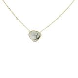 Collier slice organic diamond