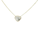 Collier slice organic diamond