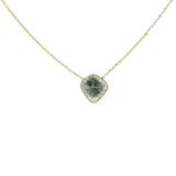 Collier slice organic diamond