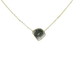 Collier slice organic diamond