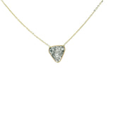Collier slice organic diamond