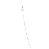 Collier cravate or 10 carats et diamants