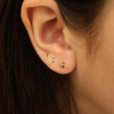 Mini snake gold buckle