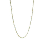 Collier doré rosary en préhnite