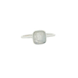 925 silver square stone ring