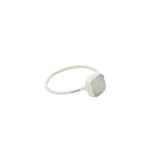925 silver square stone ring