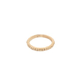 Bague fine dorée avec petites boules
