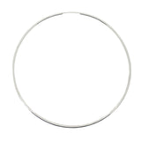 Créoles XXL argent 925 fines 9 cm
