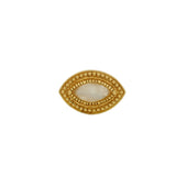 Gold ring with stone eye