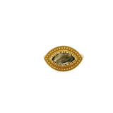 Gold ring with stone eye