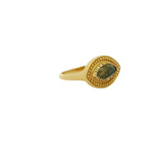 Gold ring with stone eye