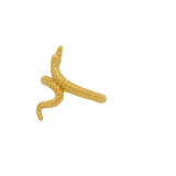 Golden snake ring