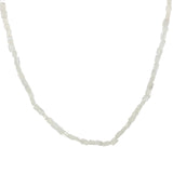 Necklace with rectangular stones