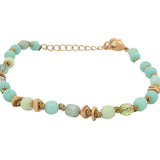 Natural pearl and knot bracelet