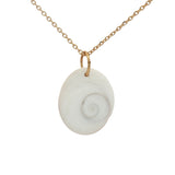 Collier doré oeil de Sainte Lucie 42 cm