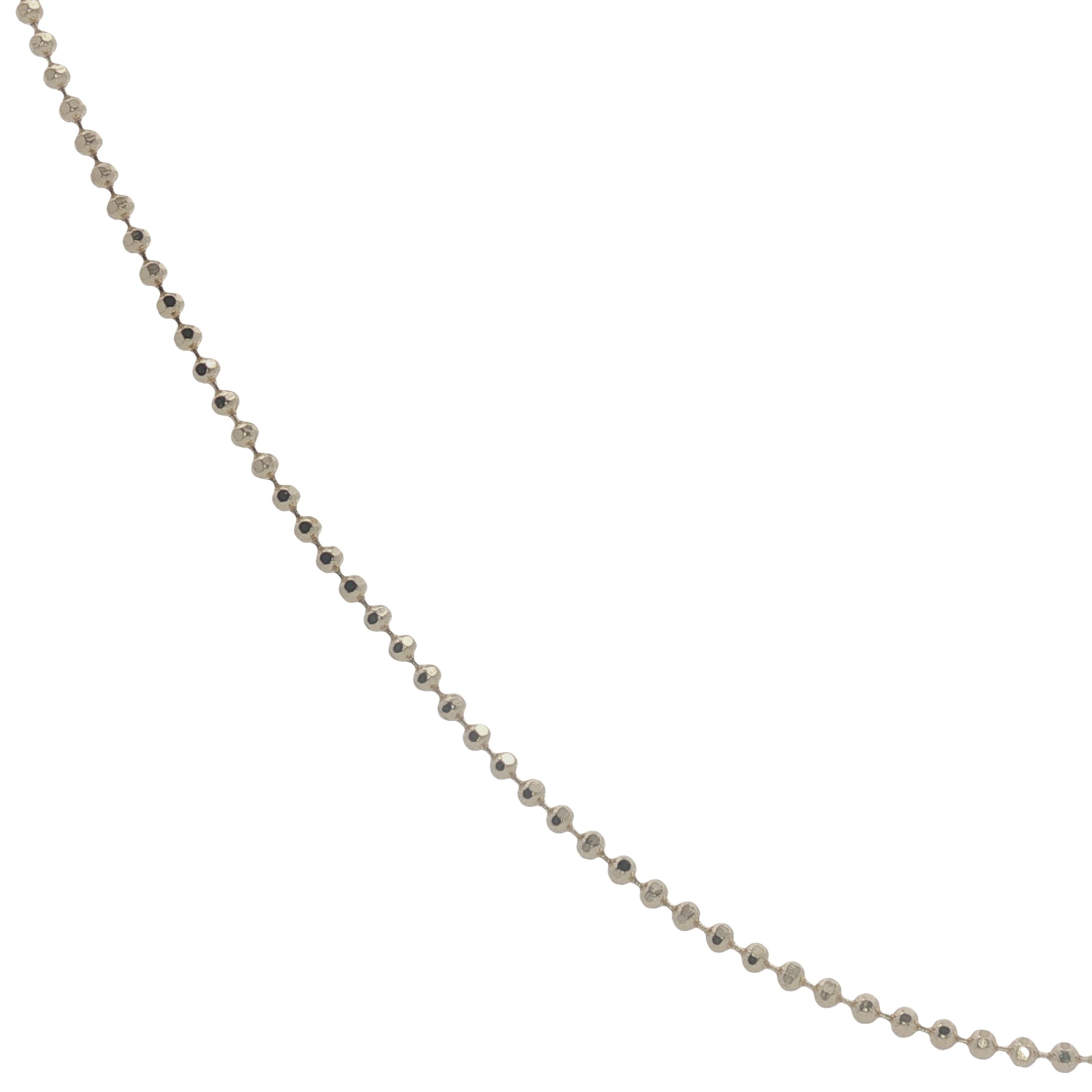 Collier doré mini boules facettées